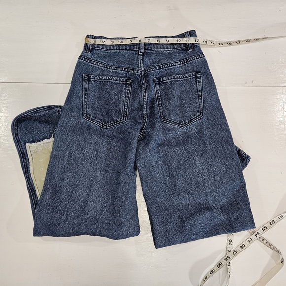 Pacsun patchwork baggy jeans women's size 24 - Picture 4 of 13